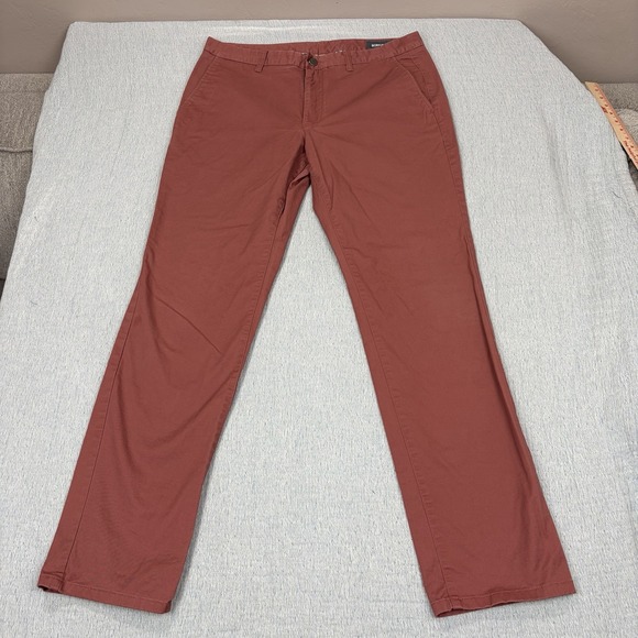Bonobos Other - Bonobos Pants Mens 34X32 Red Slim Fit Stretch Chino